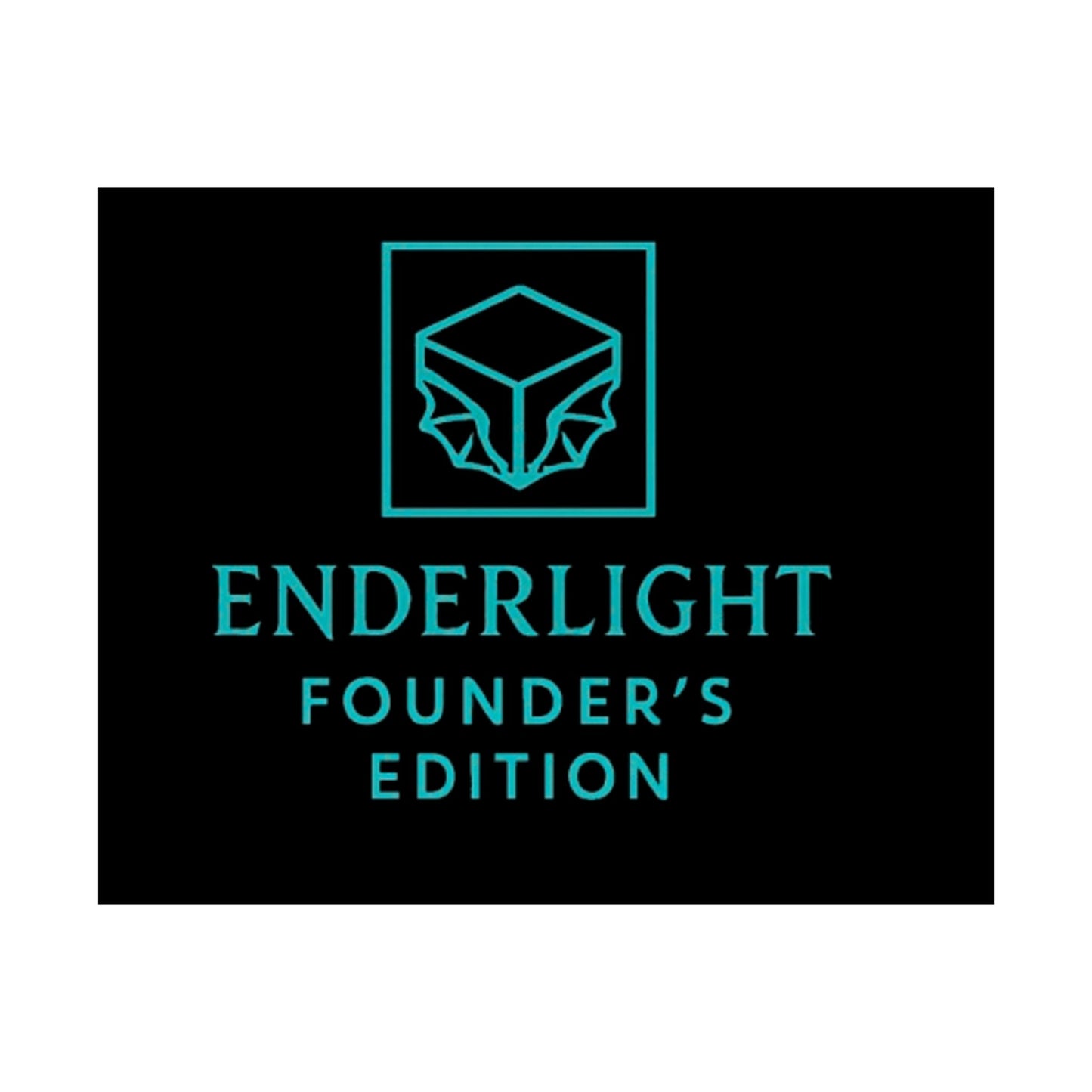 Elegant Satin Poster - Enderlight Founder's Edition