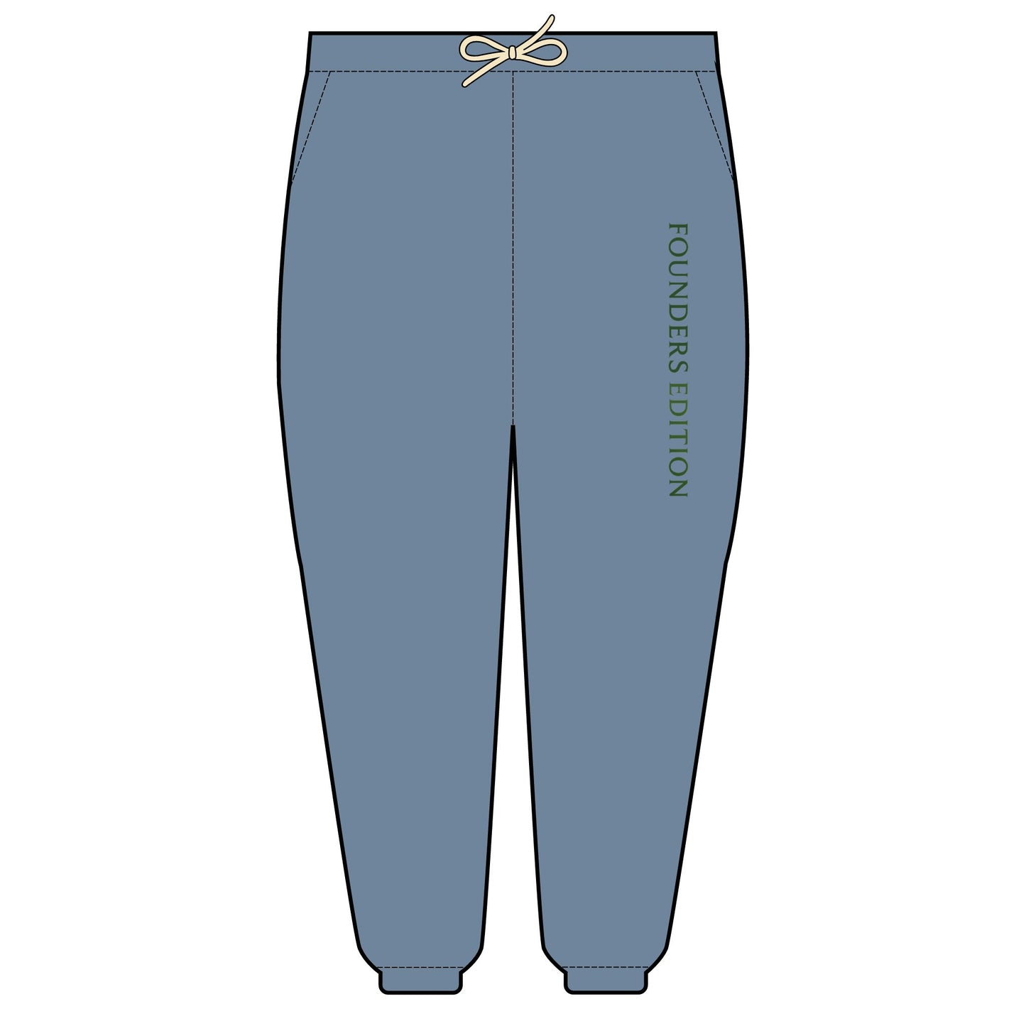 Garment-Dyed Fleece Sweatpants - Founders Edition, Comfortable Unisex Lounge Wear