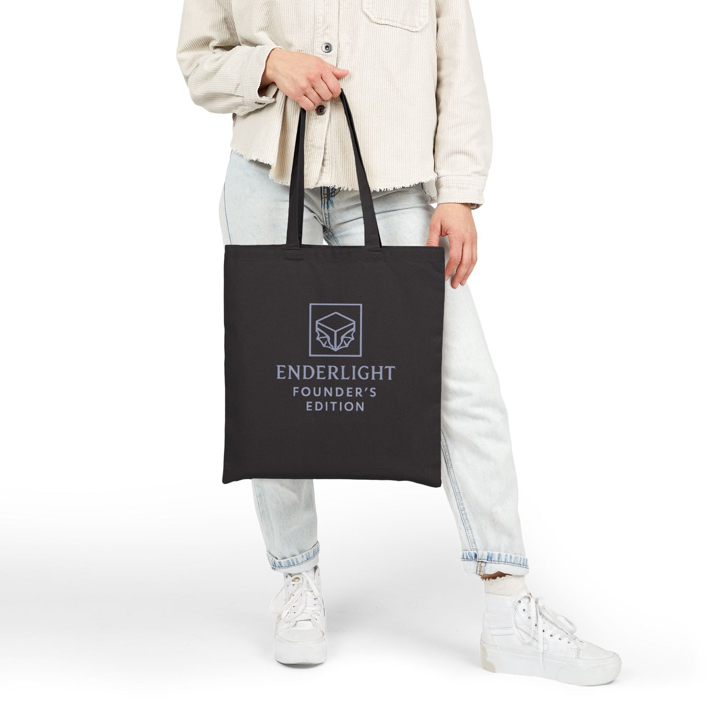 Enderlight Cotton Canvas Tote Bag - Eco-Friendly and Stylish Carry All