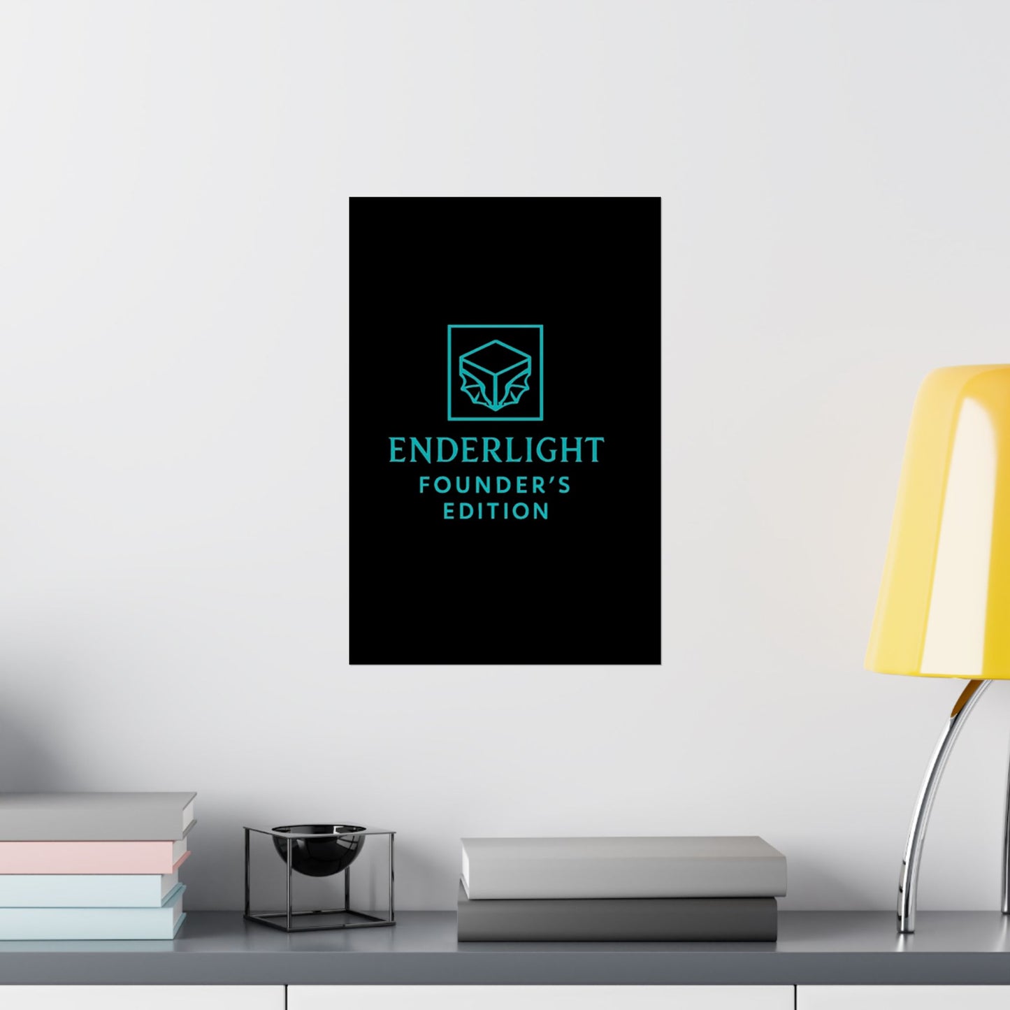 Elegant Satin Poster - Enderlight Founder's Edition