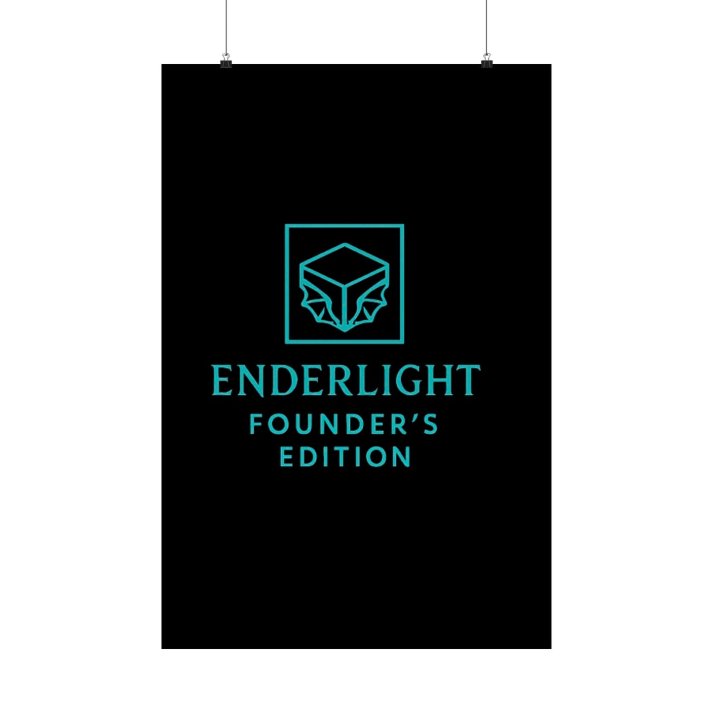 Elegant Satin Poster - Enderlight Founder's Edition