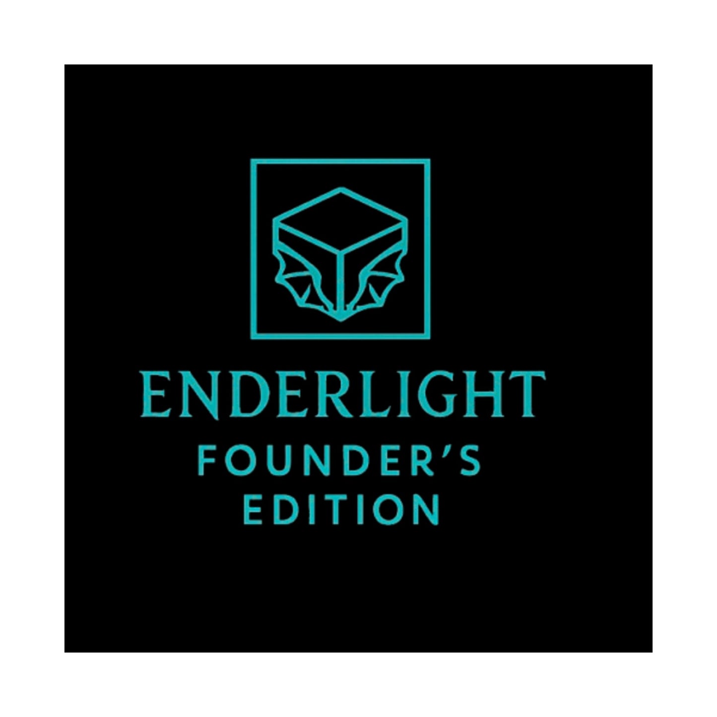 Elegant Satin Poster - Enderlight Founder's Edition
