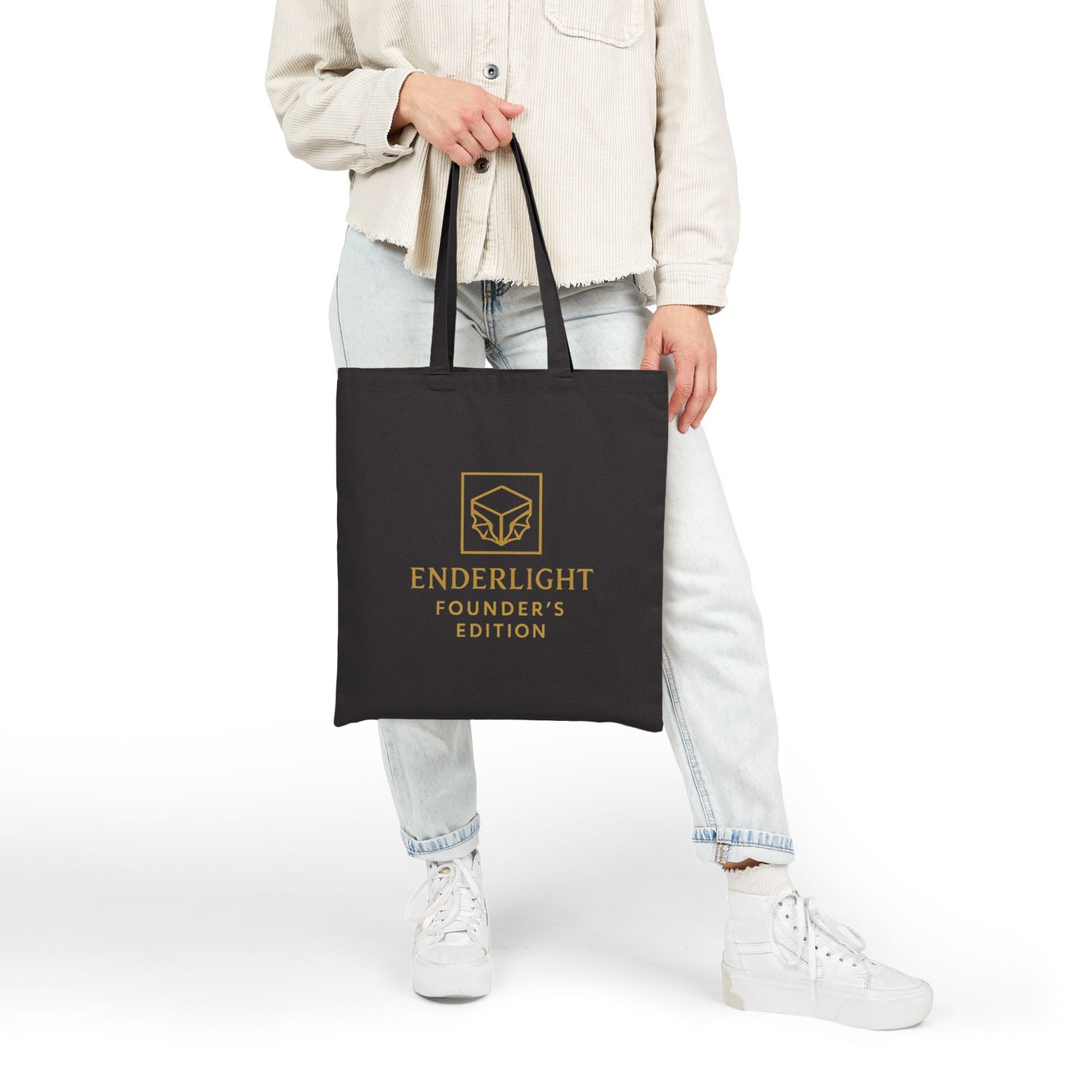 Eco-Friendly Cotton Canvas Tote Bag - Enderlight Founder’s Edition