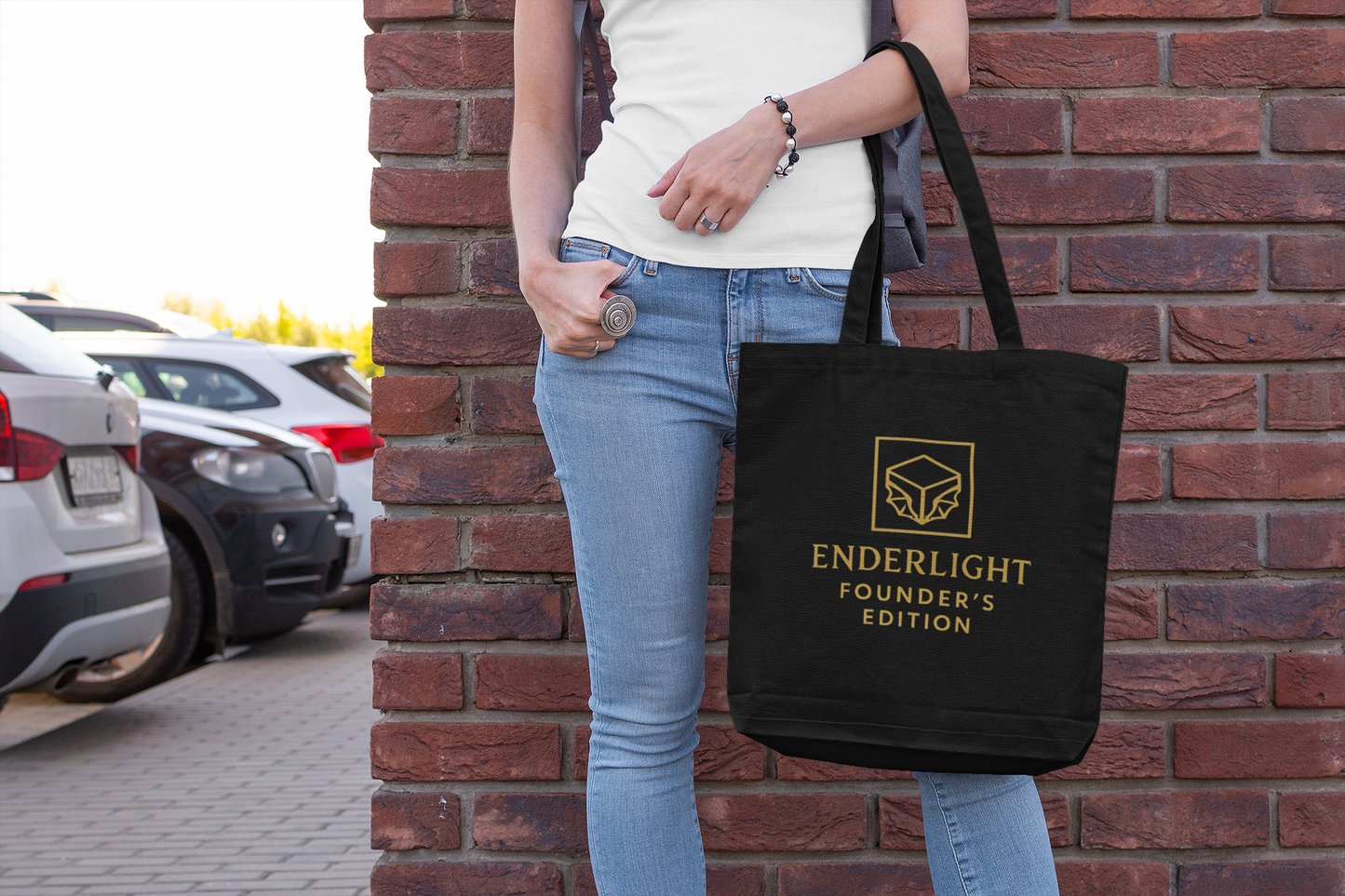 Eco-Friendly Cotton Canvas Tote Bag - Enderlight Founder’s Edition