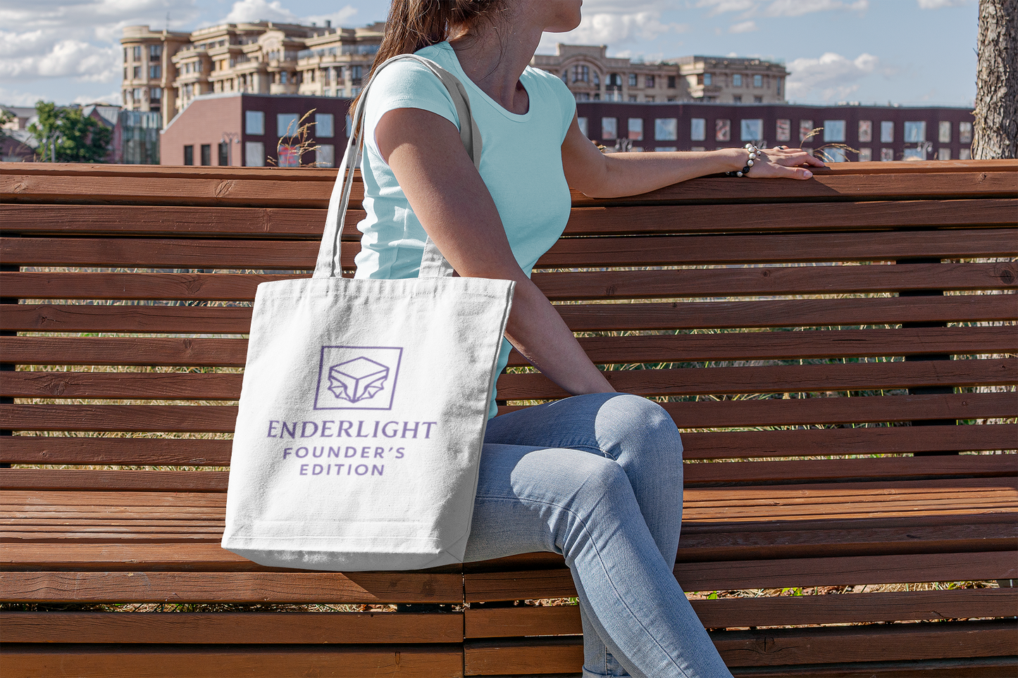Enderlight Cotton Canvas Tote Bag - Eco-Friendly and Stylish Carry All