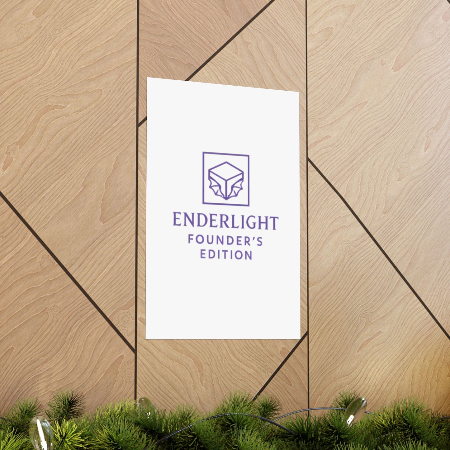 Elegant 'Edition' Matte Vertical Poster - Modern Home Décor