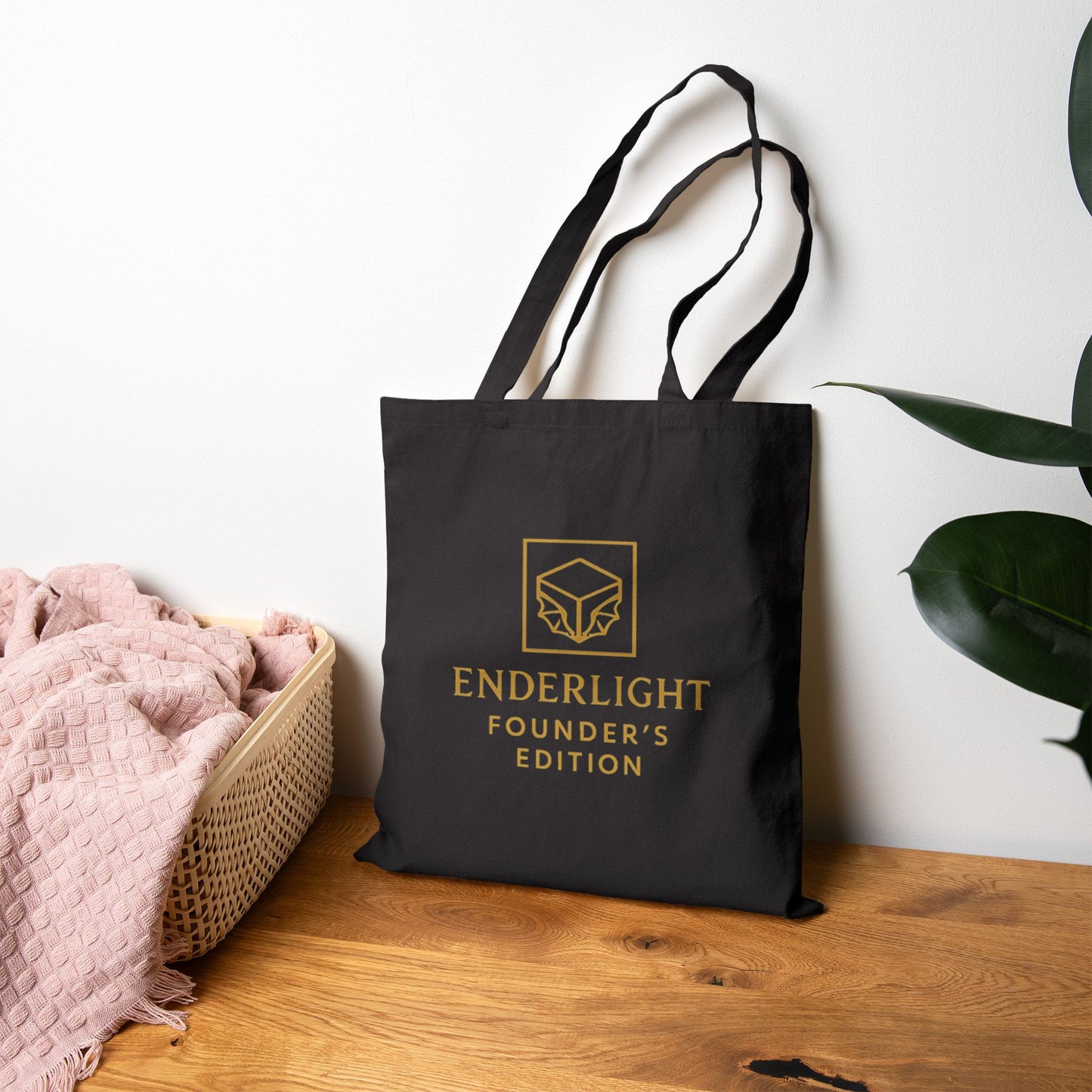 Eco-Friendly Cotton Canvas Tote Bag - Enderlight Founder’s Edition