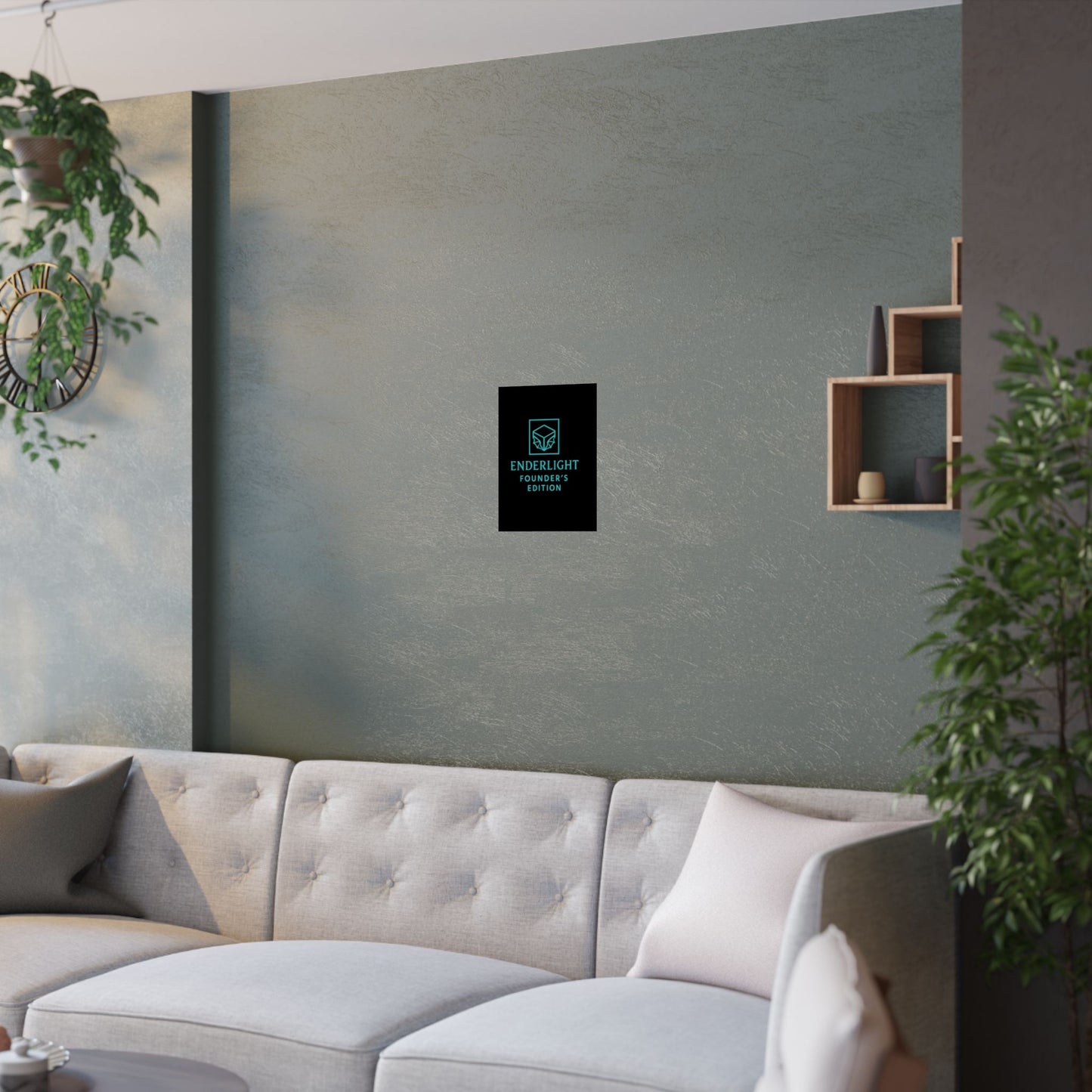 Elegant Satin Poster - Enderlight Founder's Edition
