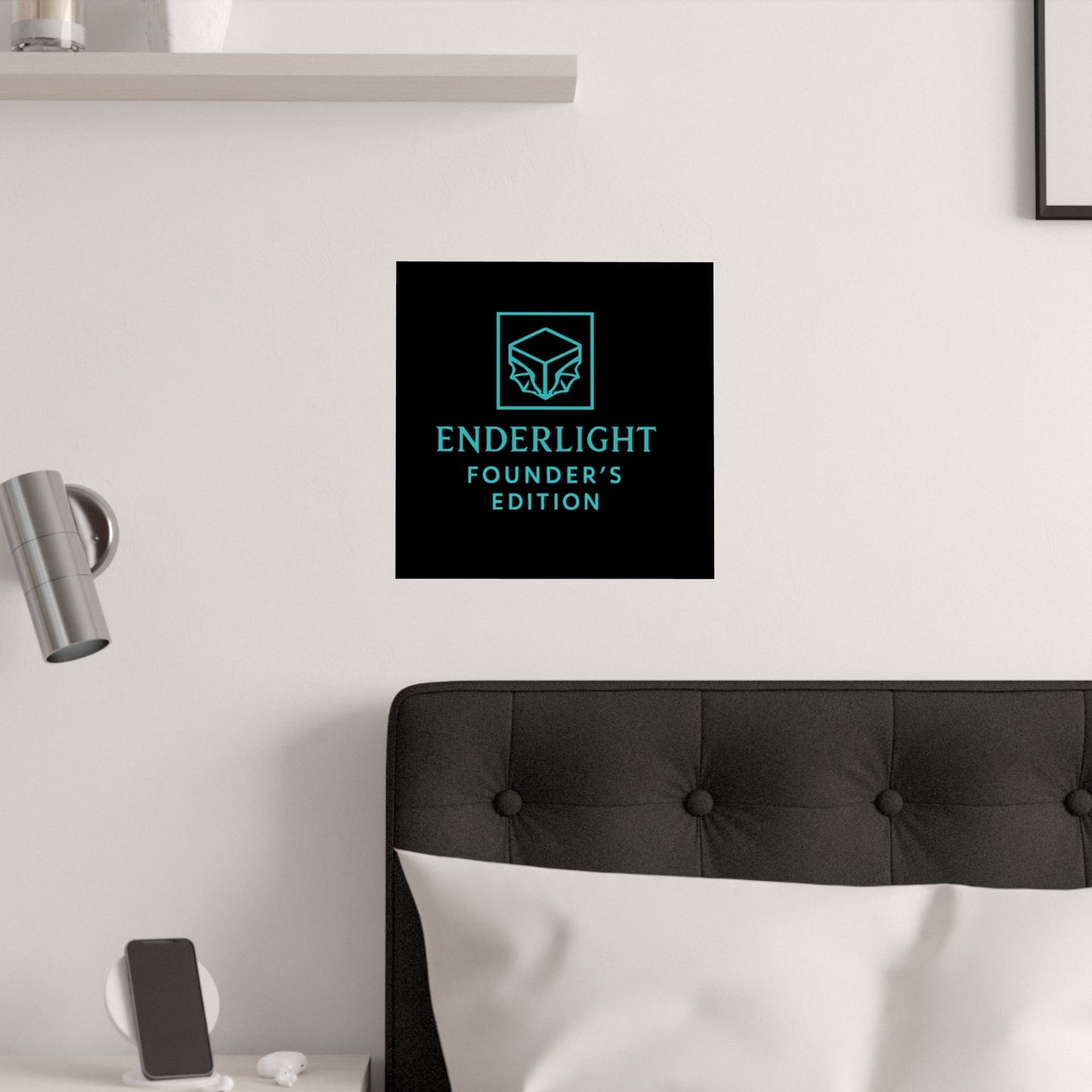 Elegant Satin Poster - Enderlight Founder's Edition