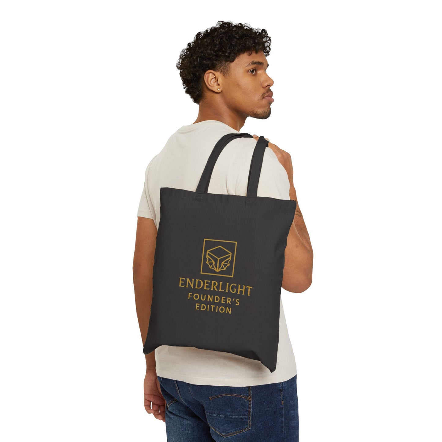 Eco-Friendly Cotton Canvas Tote Bag - Enderlight Founder’s Edition