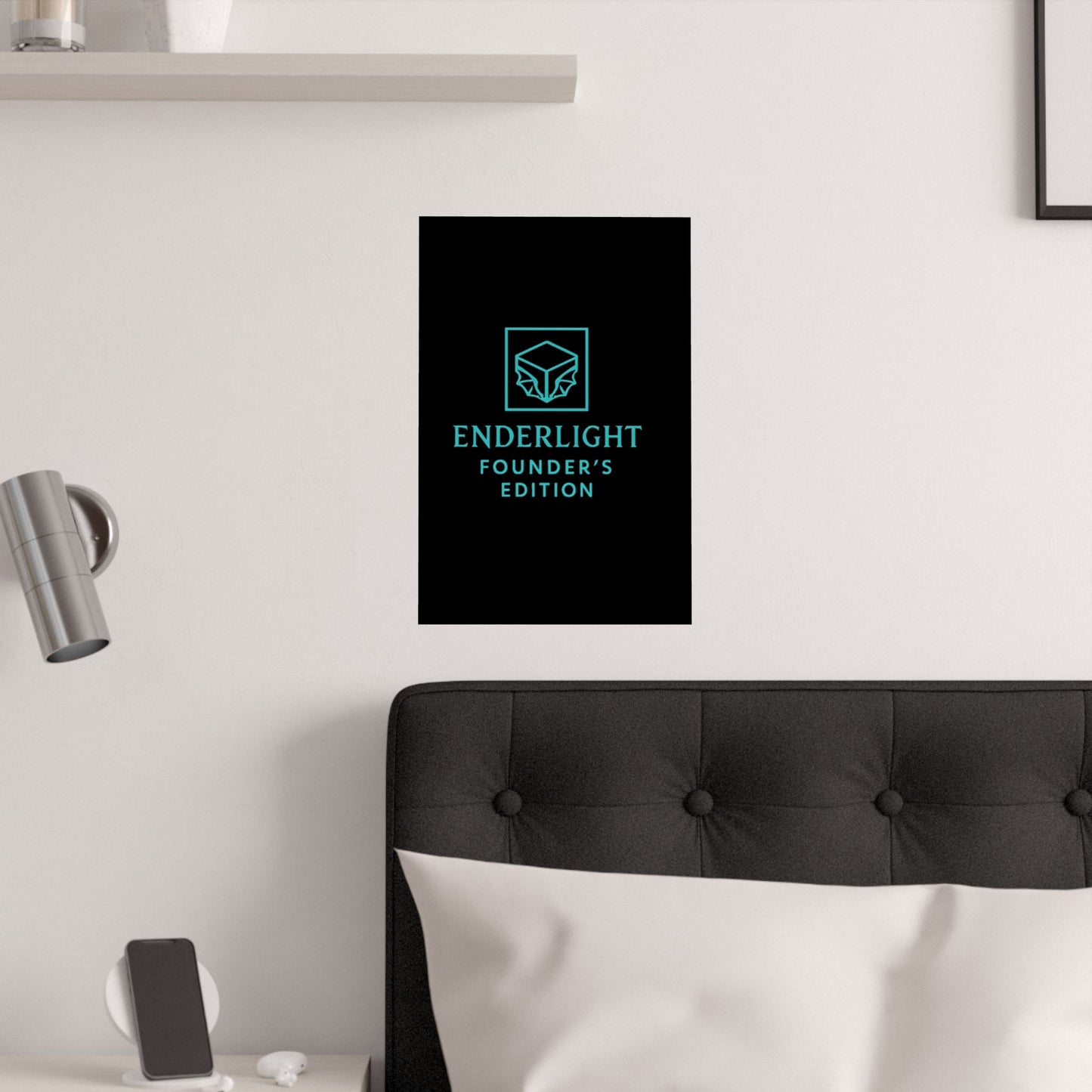 Elegant Satin Poster - Enderlight Founder's Edition