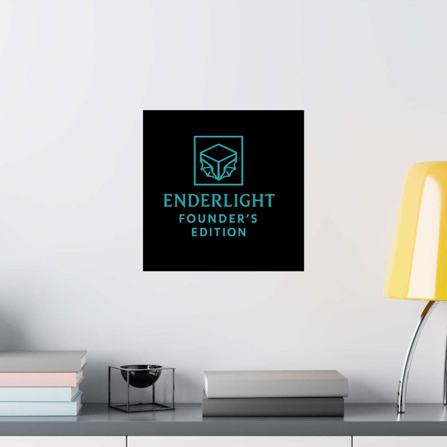 Elegant Satin Poster - Enderlight Founder's Edition