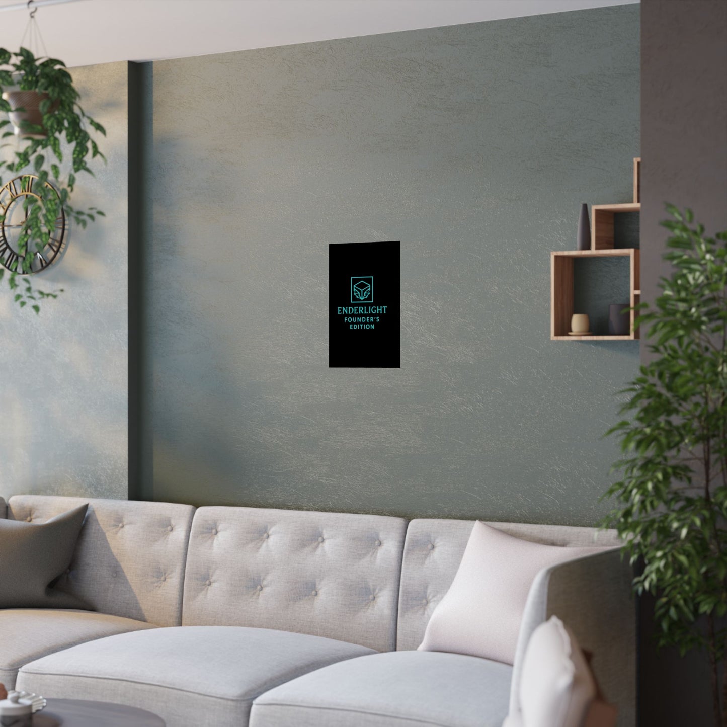 Elegant Satin Poster - Enderlight Founder's Edition
