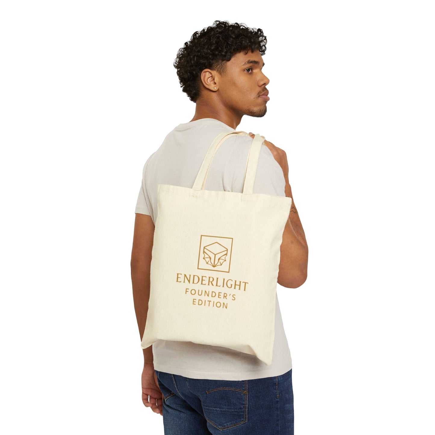 Eco-Friendly Cotton Canvas Tote Bag - Enderlight Founder’s Edition