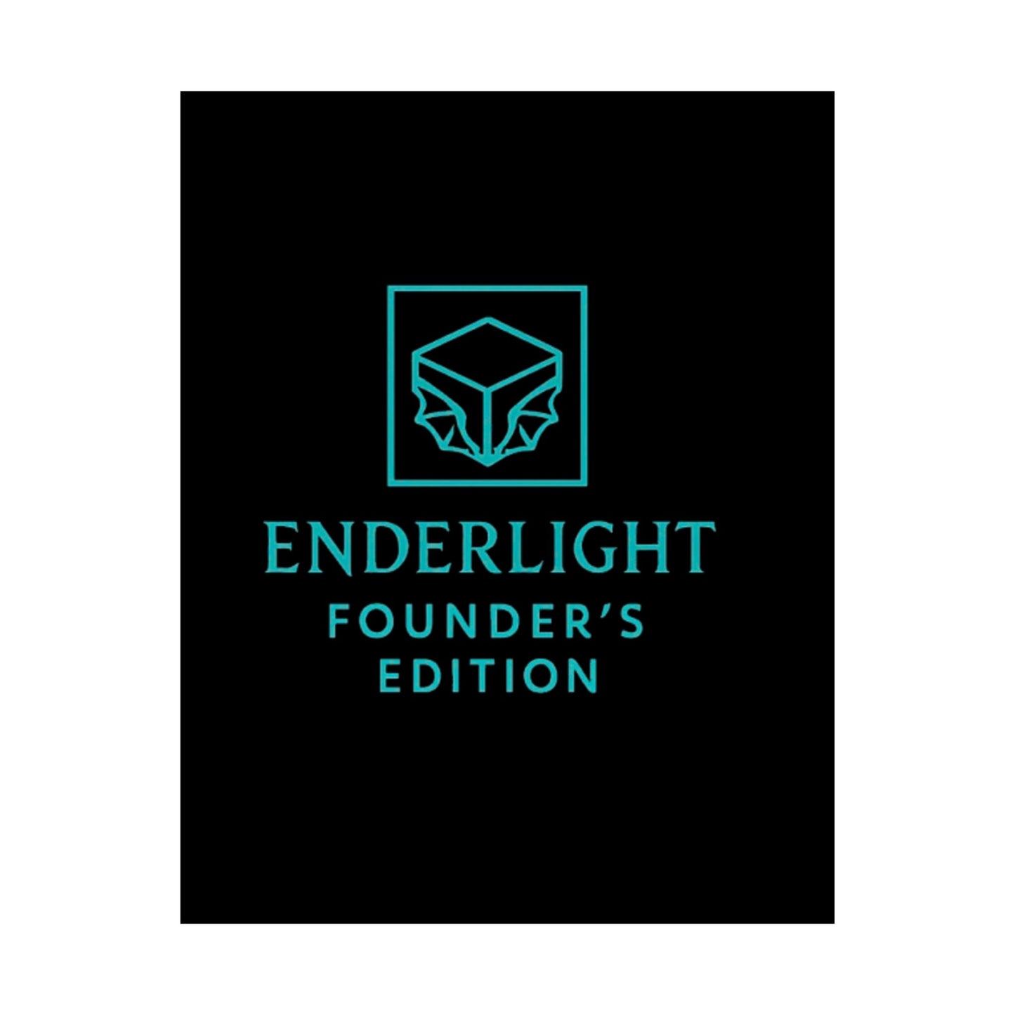 Elegant Satin Poster - Enderlight Founder's Edition