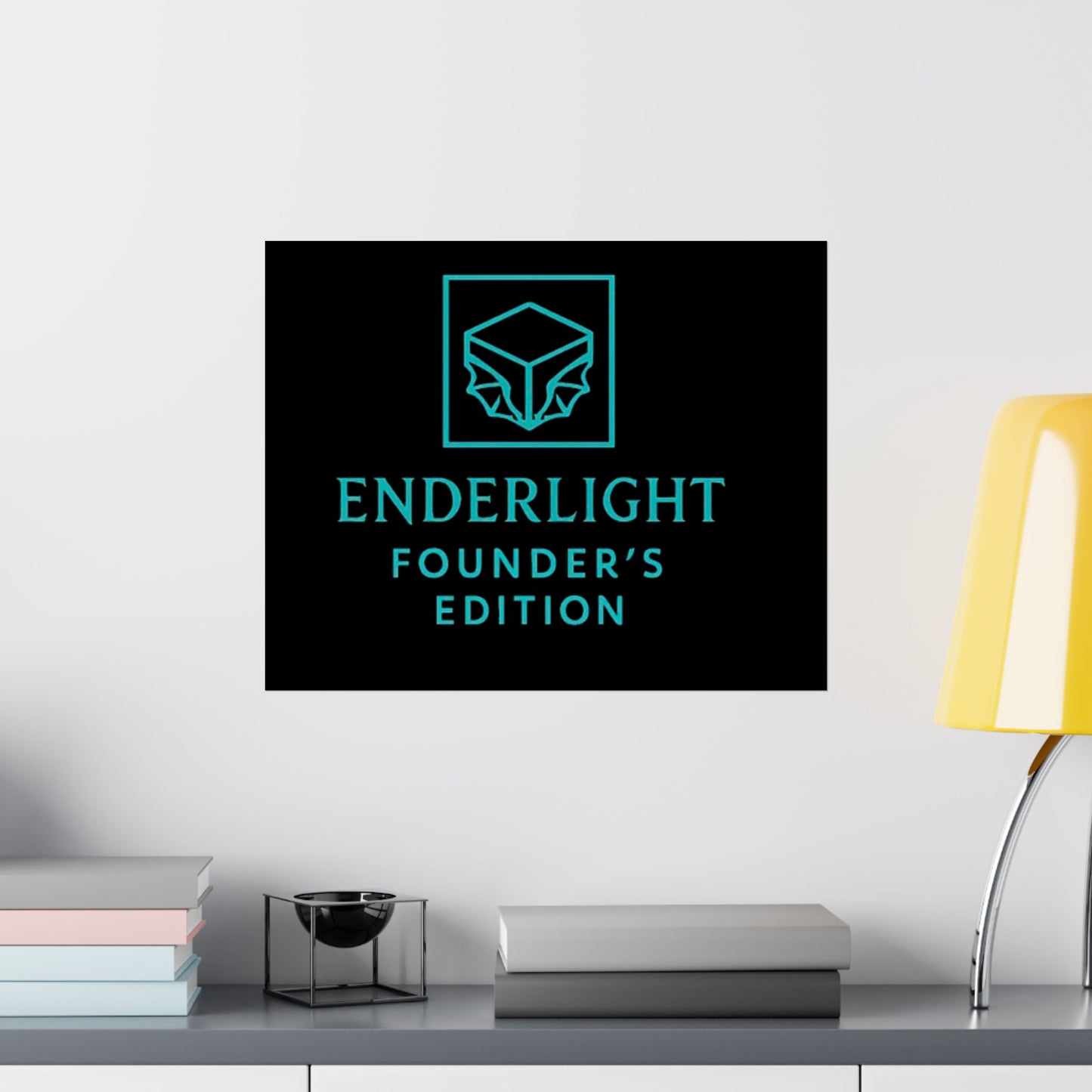 Elegant Satin Poster - Enderlight Founder's Edition