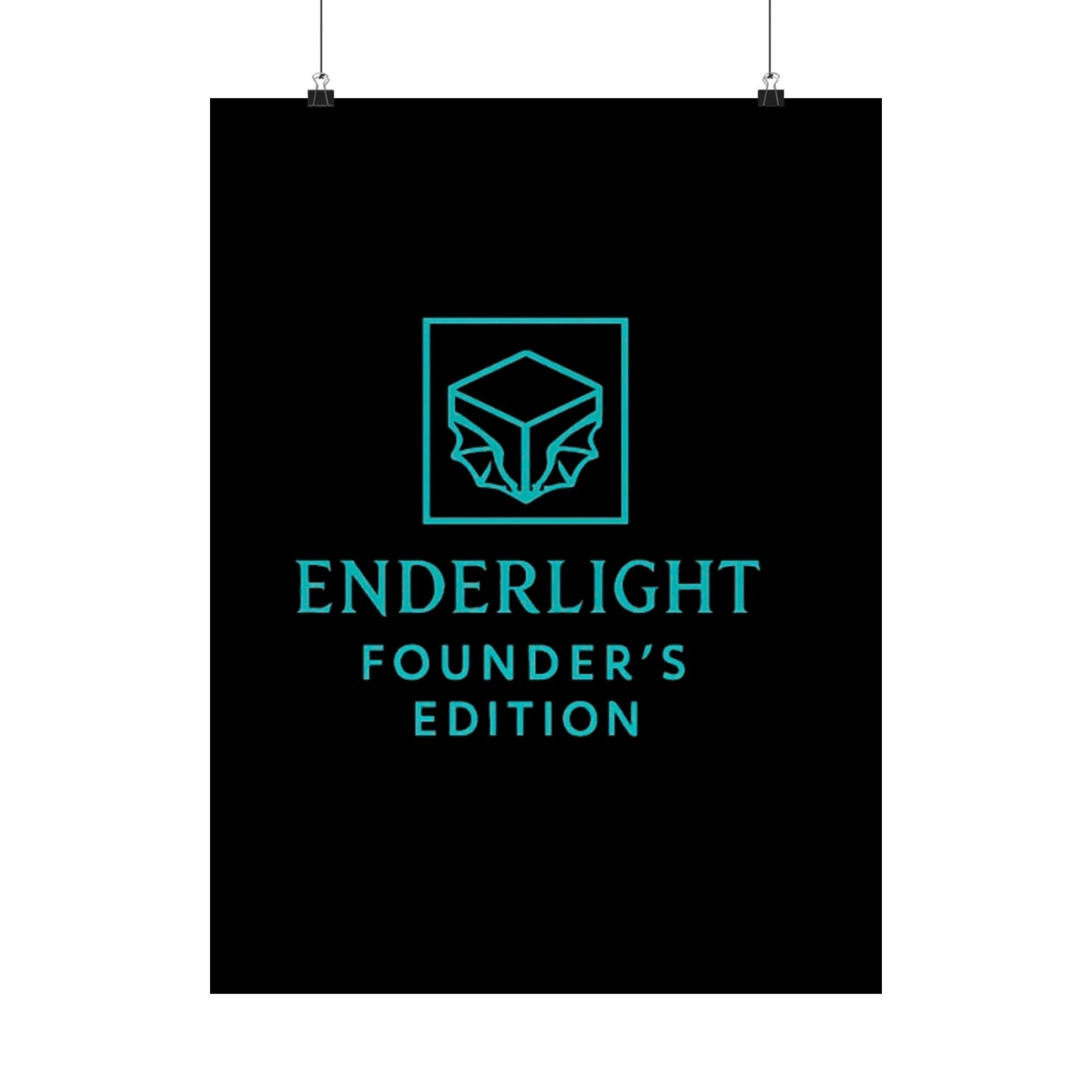 Elegant Satin Poster - Enderlight Founder's Edition