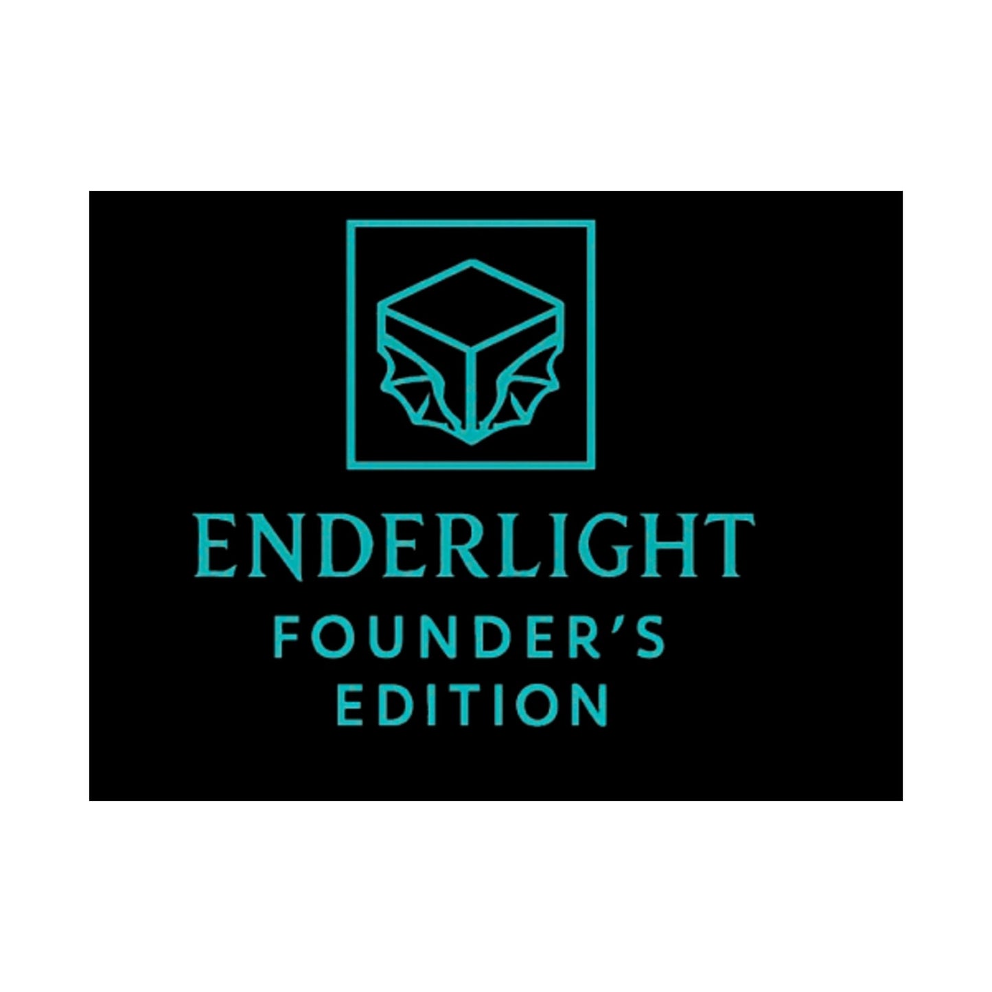 Elegant Satin Poster - Enderlight Founder's Edition