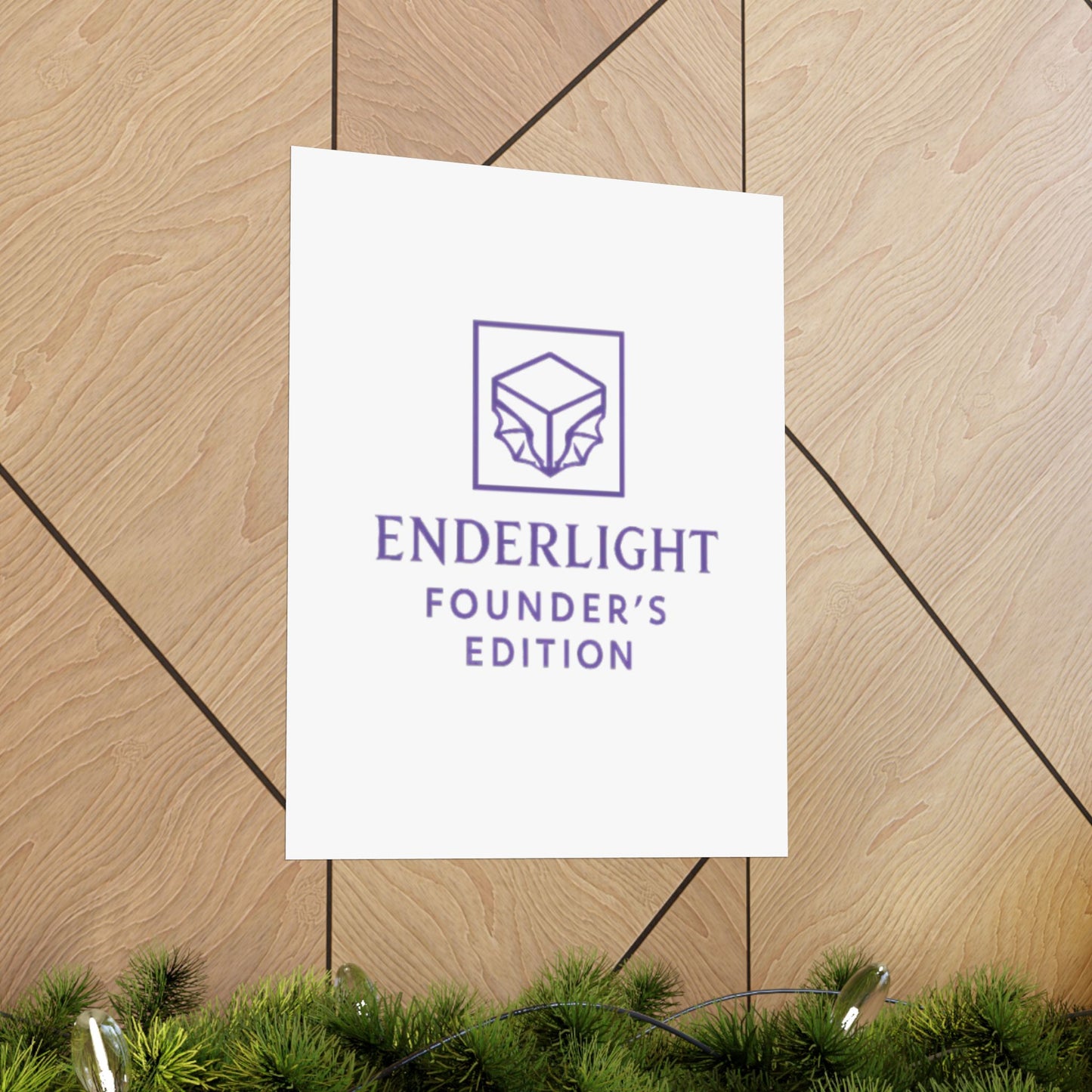 Elegant 'Edition' Matte Vertical Poster - Modern Home Décor