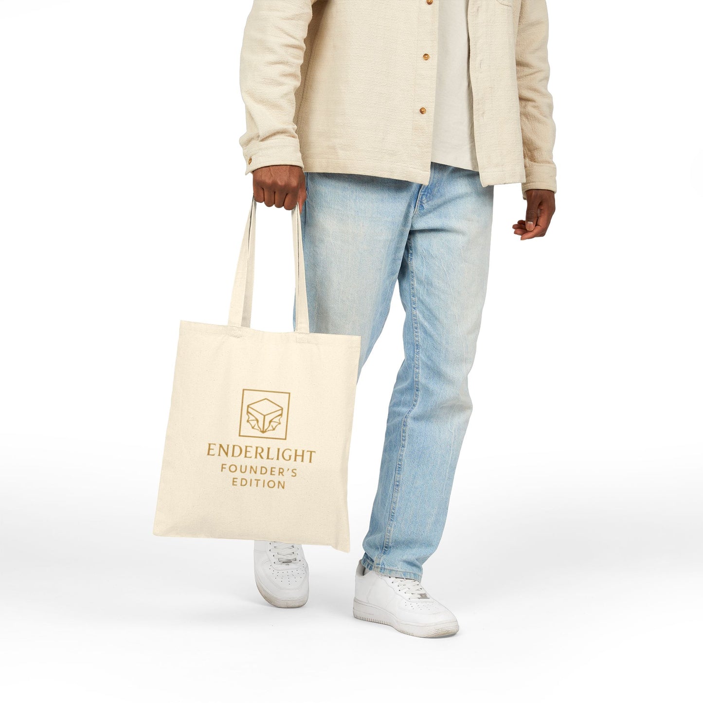 Eco-Friendly Cotton Canvas Tote Bag - Enderlight Founder’s Edition