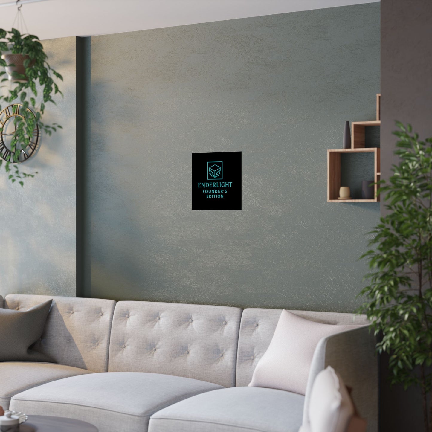 Elegant Satin Poster - Enderlight Founder's Edition