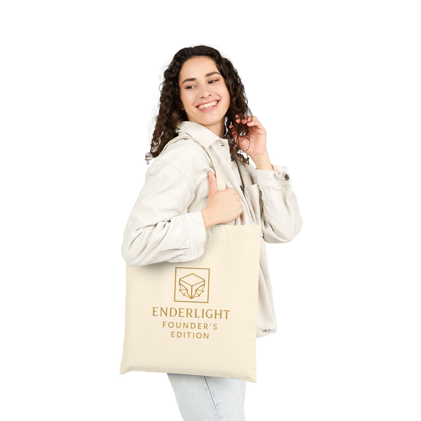 Eco-Friendly Cotton Canvas Tote Bag - Enderlight Founder’s Edition