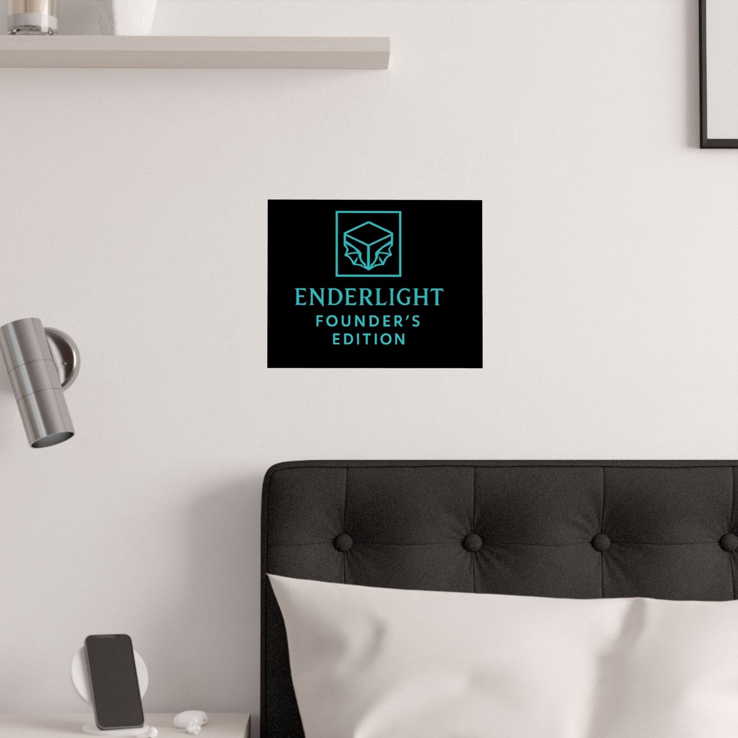 Elegant Satin Poster - Enderlight Founder's Edition
