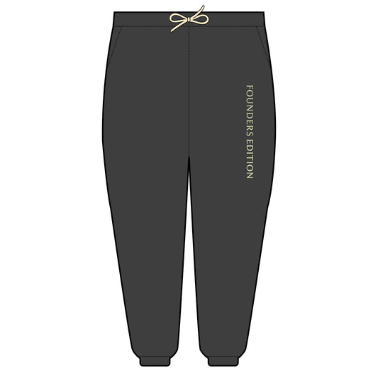 Cozy Unisex Garment-Dyed Fleece Sweatpants with Logo - Perfect for Relaxation and Casual Outings