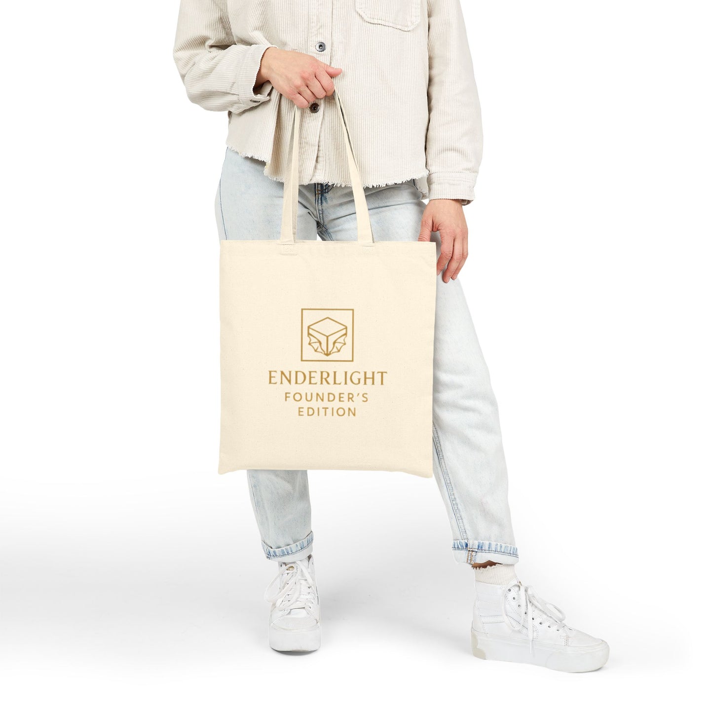 Eco-Friendly Cotton Canvas Tote Bag - Enderlight Founder’s Edition