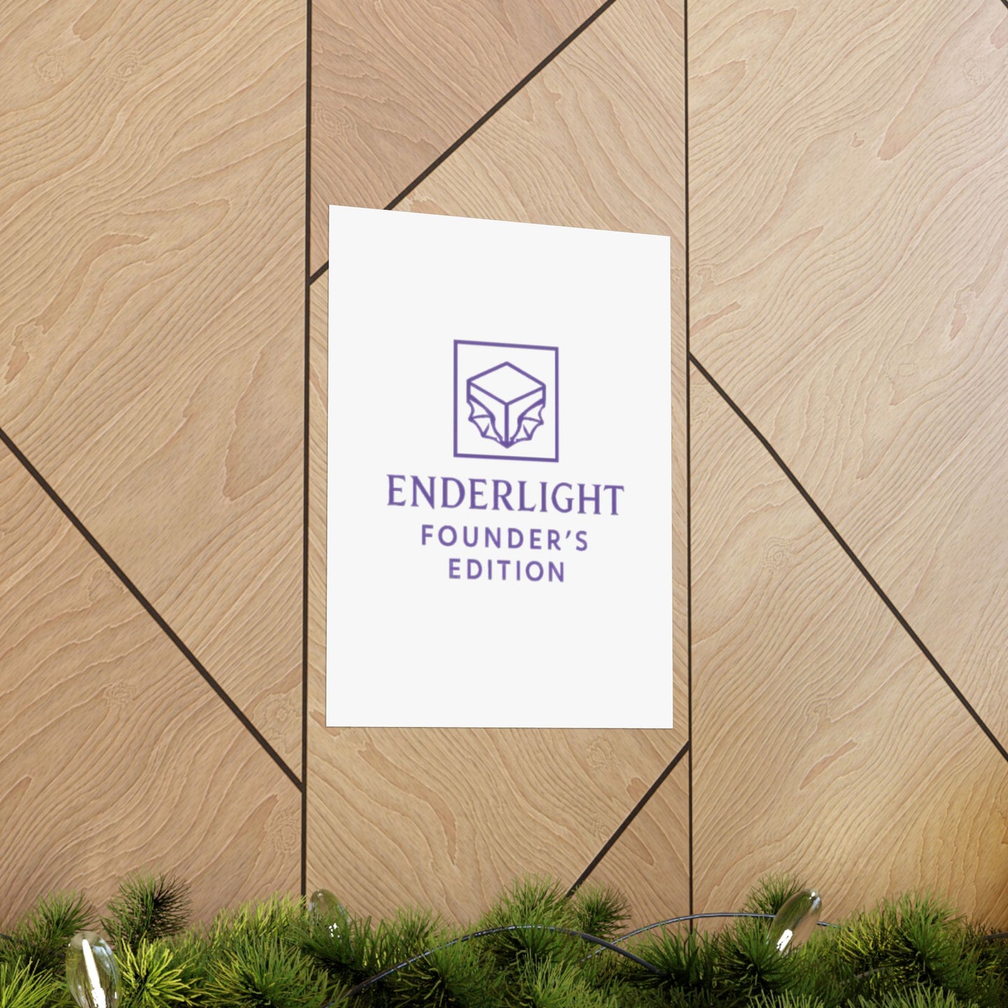 Elegant 'Edition' Matte Vertical Poster - Modern Home Décor