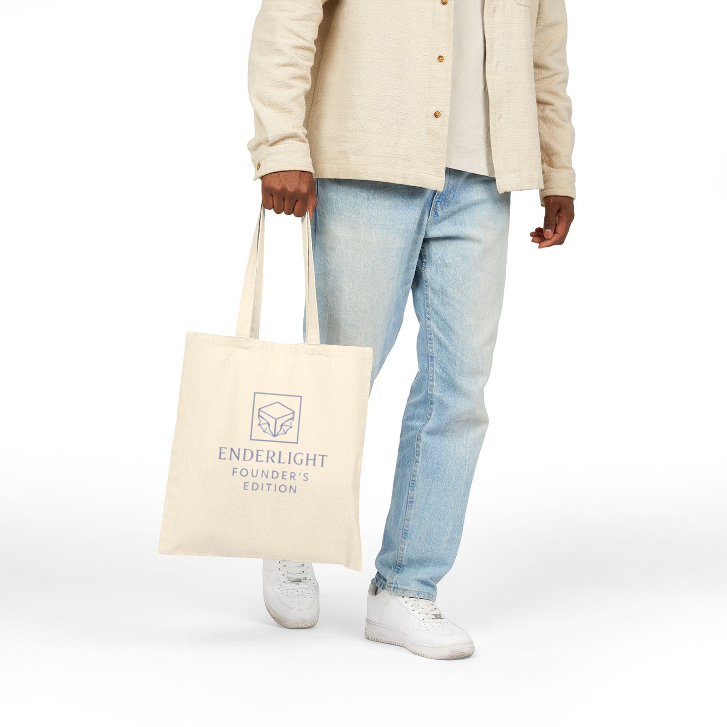 Enderlight Cotton Canvas Tote Bag - Eco-Friendly and Stylish Carry All
