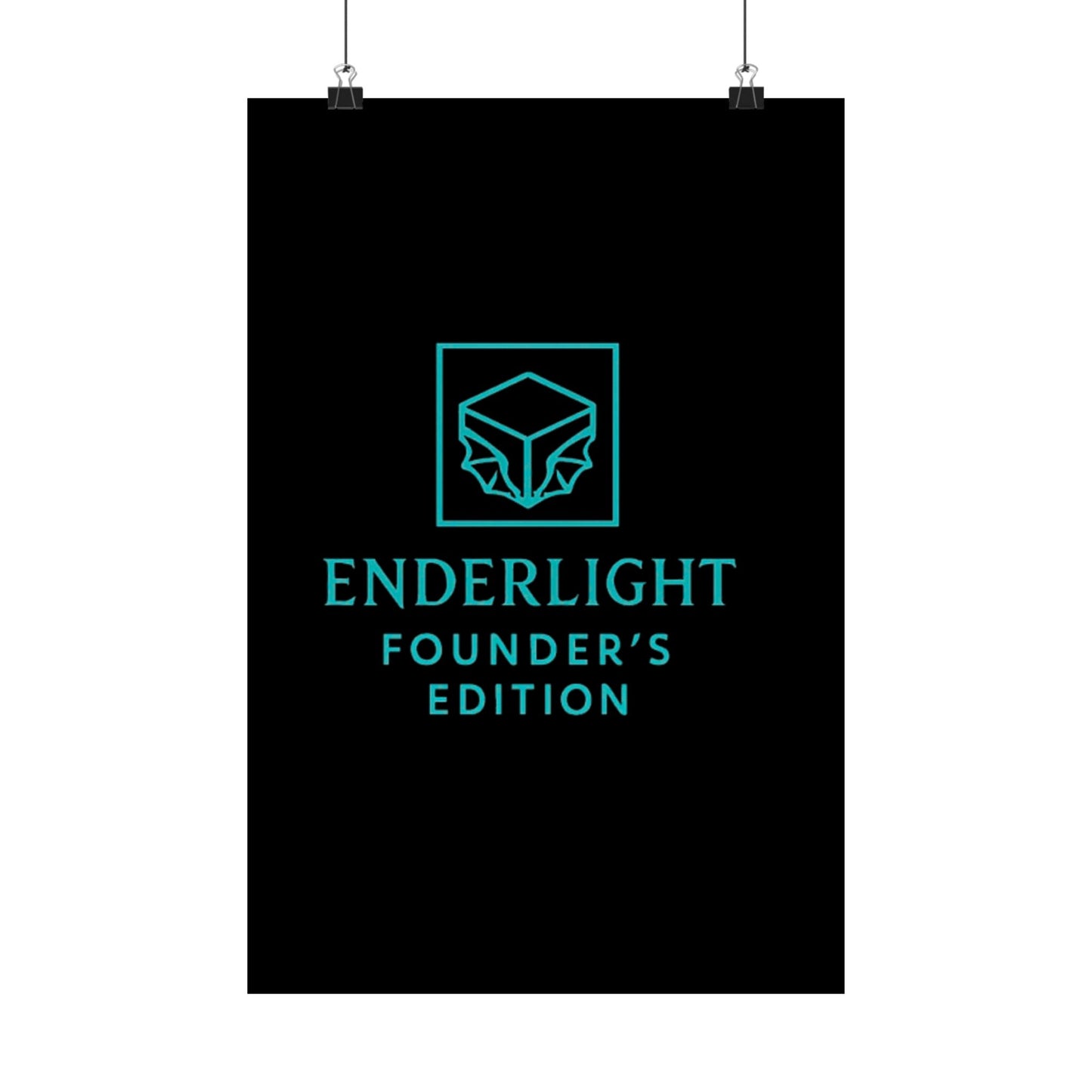Elegant Satin Poster - Enderlight Founder's Edition